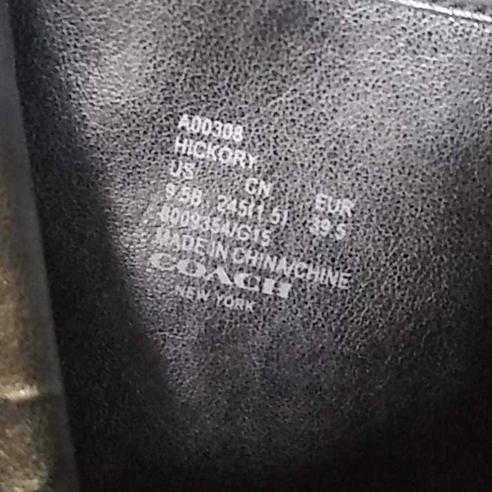 Coach boots hickory soft